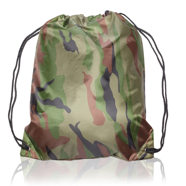 Classic Polyester Drawstring Backpacks - Classic Polyester Drawstring Backpacks - Image 5 of 23