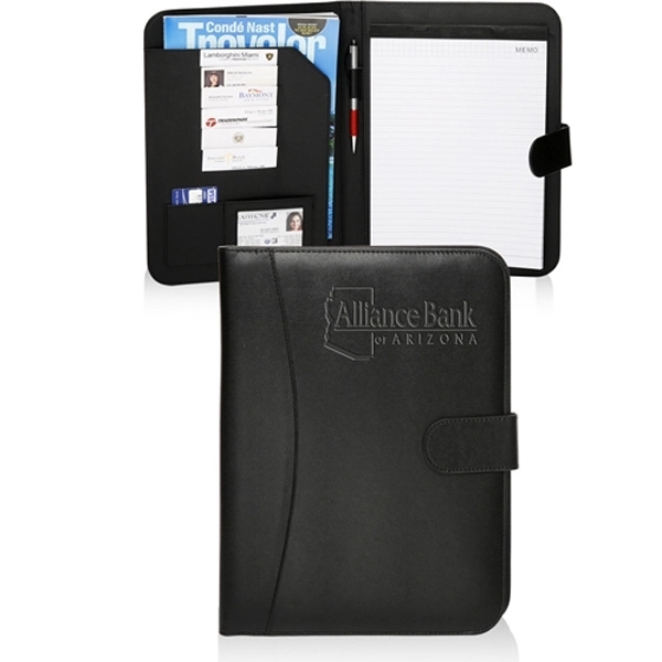 Prestige Black Leather Portfolios - Prestige Black Leather Portfolios - Image 0 of 1