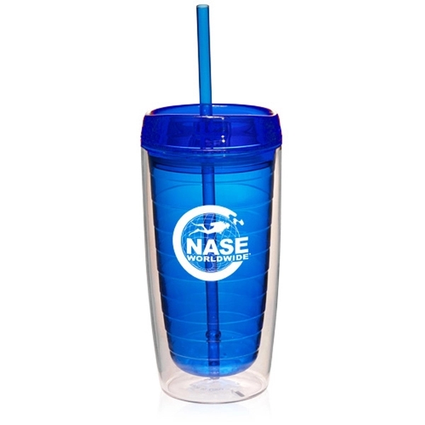 16 oz. Double Wall Acrylic Tumblers With Straw - 16 oz. Double Wall Acrylic Tumblers With Straw - Image 8 of 16