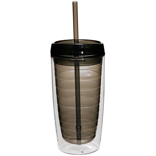 16 oz. Double Wall Acrylic Tumblers With Straw - 16 oz. Double Wall Acrylic Tumblers With Straw - Image 10 of 16