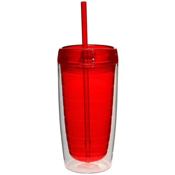 16 oz. Double Wall Acrylic Tumblers With Straw - 16 oz. Double Wall Acrylic Tumblers With Straw - Image 16 of 16