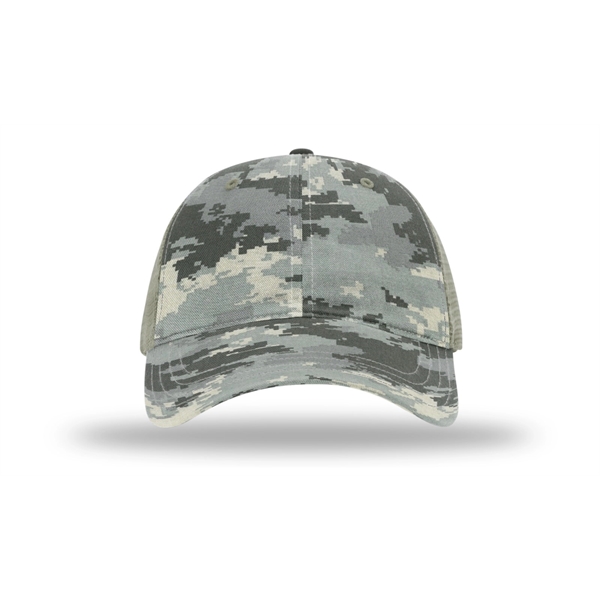 Garment Washed Printed Trucker Cap - Garment Washed Printed Trucker Cap - Image 59 of 74