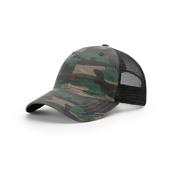 Garment Washed Printed Trucker Cap - Garment Washed Printed Trucker Cap - Image 55 of 74
