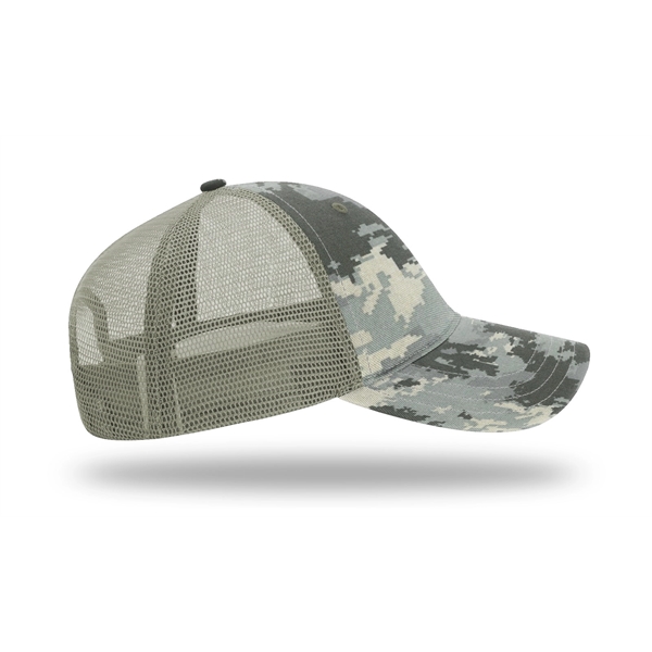 Garment Washed Printed Trucker Cap - Garment Washed Printed Trucker Cap - Image 45 of 74