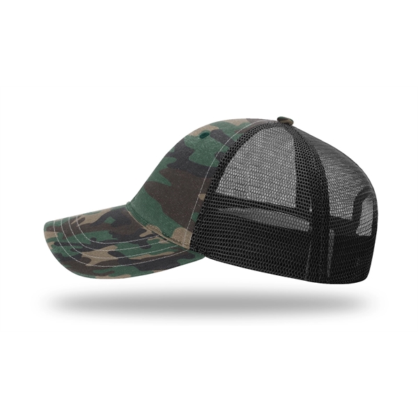Garment Washed Printed Trucker Cap - Garment Washed Printed Trucker Cap - Image 34 of 74