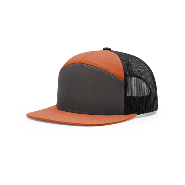 7 Panel Trucker Cap - 7 Panel Trucker Cap - Image 8 of 8