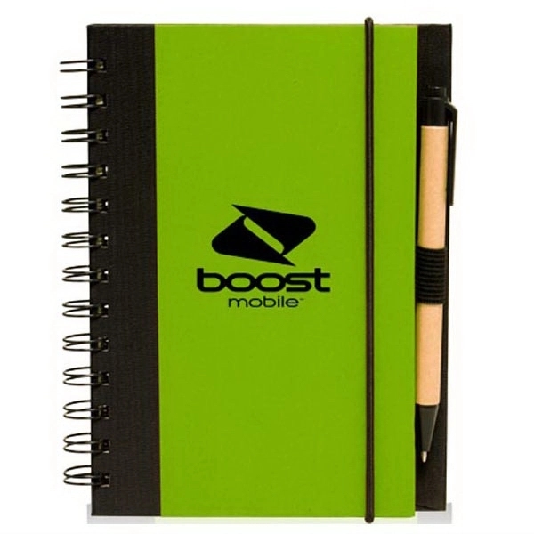 ECO Block Spiral Notebooks - ECO Block Spiral Notebooks - Image 3 of 10