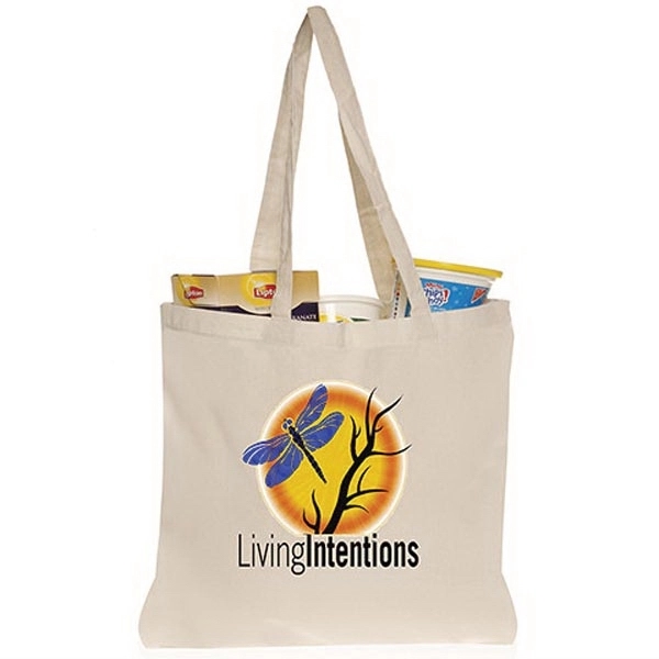 Natural Cotton Tote Bags - Natural Cotton Tote Bags - Image 0 of 2