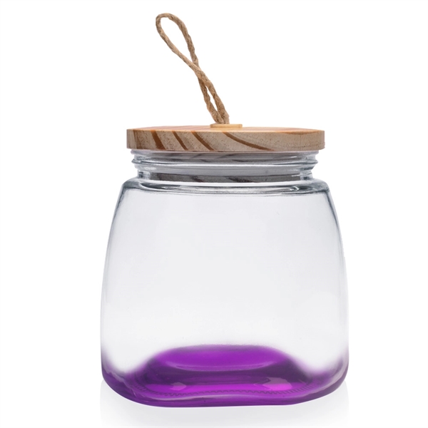 64 oz. Glass Candy Jars with Suction Wooden Lid - 64 oz. Glass Candy Jars with Suction Wooden Lid - Image 12 of 14
