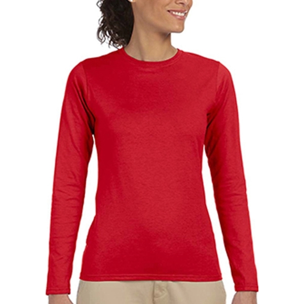 Gildan® Junior Fit Long Sleeve T-Shirt - Gildan® Junior Fit Long Sleeve T-Shirt - Image 2 of 19