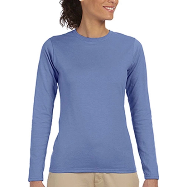 Gildan® Junior Fit Long Sleeve T-Shirt - Gildan® Junior Fit Long Sleeve T-Shirt - Image 3 of 19