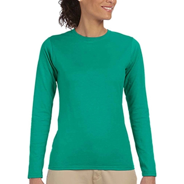 Gildan® Junior Fit Long Sleeve T-Shirt - Gildan® Junior Fit Long Sleeve T-Shirt - Image 7 of 19