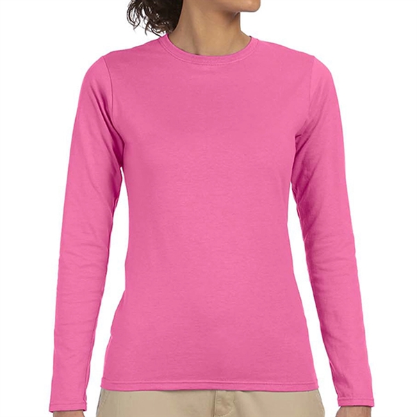 Gildan® Junior Fit Long Sleeve T-Shirt - Gildan® Junior Fit Long Sleeve T-Shirt - Image 10 of 19