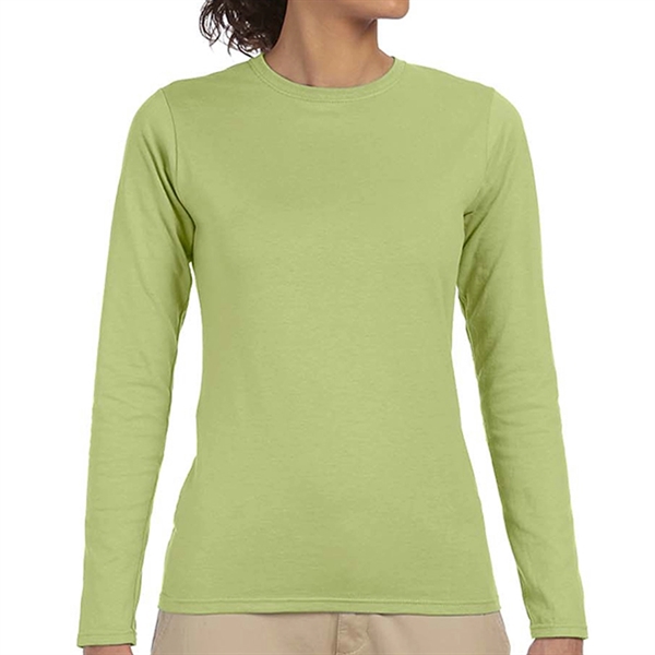 Gildan® Junior Fit Long Sleeve T-Shirt - Gildan® Junior Fit Long Sleeve T-Shirt - Image 15 of 19