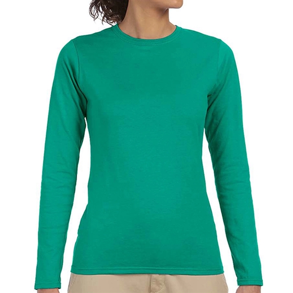 Gildan® Junior Fit Long Sleeve T-Shirt - Gildan® Junior Fit Long Sleeve T-Shirt - Image 17 of 19
