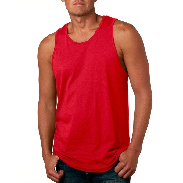 Printed Next Level Mens Jersey Tank Top - Printed Next Level Mens Jersey Tank Top - Image 8 of 27