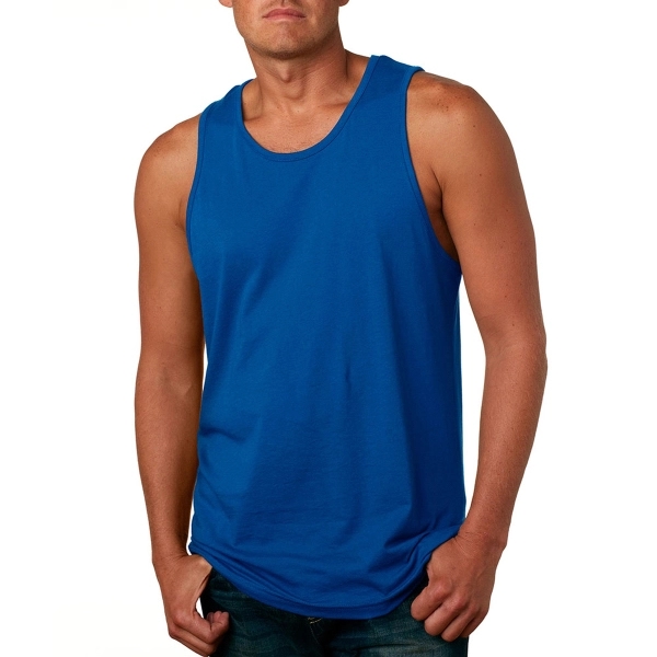 Printed Next Level Mens Jersey Tank Top - Printed Next Level Mens Jersey Tank Top - Image 9 of 27