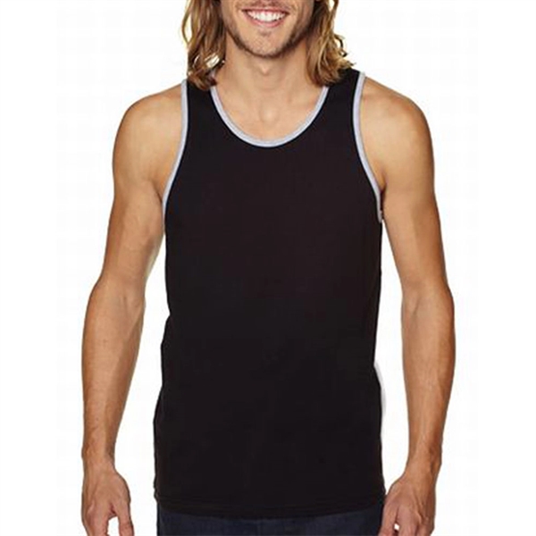 Printed Next Level Mens Jersey Tank Top - Printed Next Level Mens Jersey Tank Top - Image 15 of 27