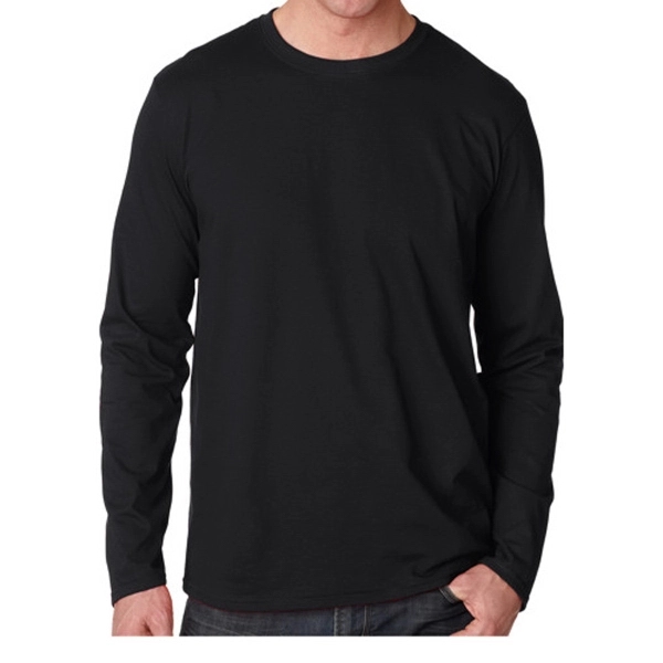 Gildan® SoftStyle™ 4.5 oz. Adult Long Sleeve T-Shirt - Gildan® SoftStyle™ 4.5 oz. Adult Long Sleeve T-Shirt - Image 1 of 8