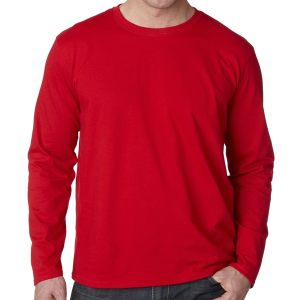 Gildan® SoftStyle™ 4.5 oz. Adult Long Sleeve T-Shirt - Gildan® SoftStyle™ 4.5 oz. Adult Long Sleeve T-Shirt - Image 4 of 8