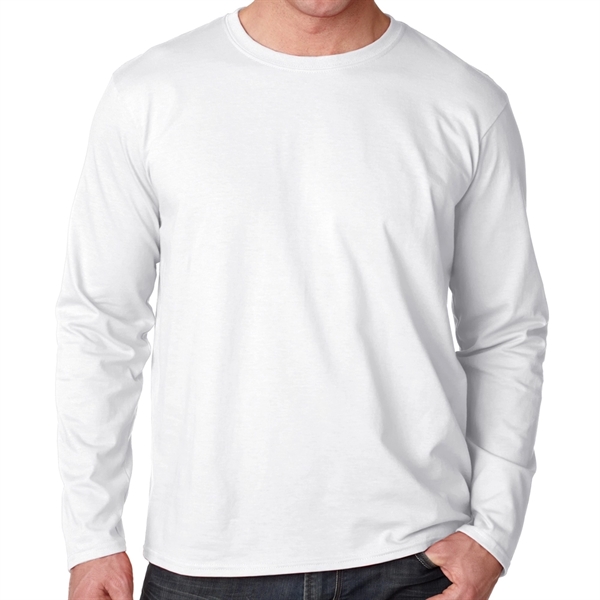 Gildan® SoftStyle™ 4.5 oz. Adult Long Sleeve T-Shirt - Gildan® SoftStyle™ 4.5 oz. Adult Long Sleeve T-Shirt - Image 8 of 8