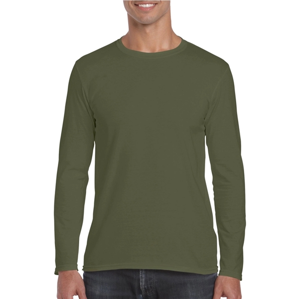 Gildan® SoftStyle™ 4.5 oz. Adult Long Sleeve T-Shirt - Gildan® SoftStyle™ 4.5 oz. Adult Long Sleeve T-Shirt - Image 5 of 8