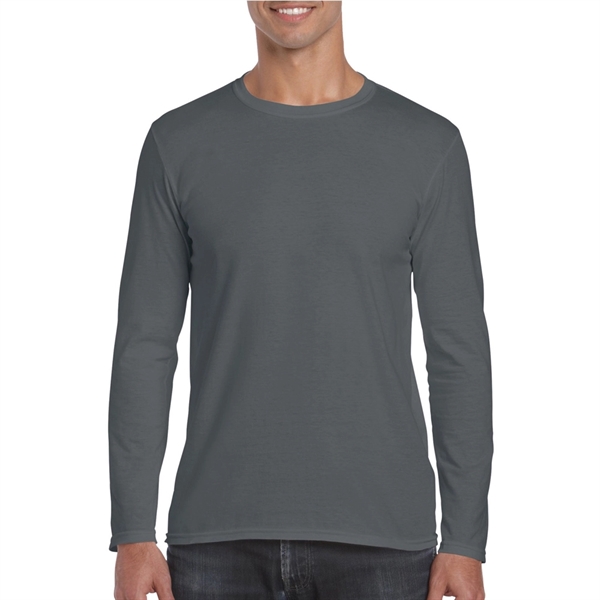 Gildan® SoftStyle™ 4.5 oz. Adult Long Sleeve T-Shirt - Gildan® SoftStyle™ 4.5 oz. Adult Long Sleeve T-Shirt - Image 3 of 8