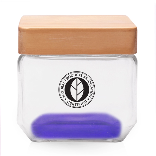 27 oz. Glass Candy Jars with Wooden Lid - 27 oz. Glass Candy Jars with Wooden Lid - Image 1 of 13