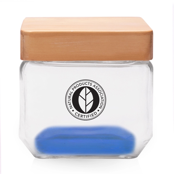 27 oz. Glass Candy Jars with Wooden Lid - 27 oz. Glass Candy Jars with Wooden Lid - Image 4 of 13