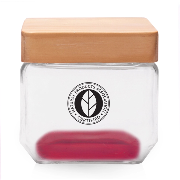 27 oz. Glass Candy Jars with Wooden Lid - 27 oz. Glass Candy Jars with Wooden Lid - Image 5 of 13