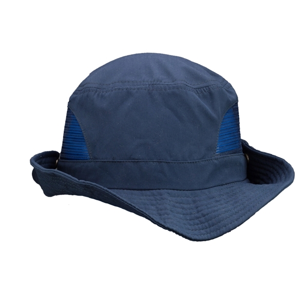 Bucket Hat with Mesh Sides - Bucket Hat with Mesh Sides - Image 2 of 5