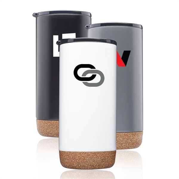 16 oz. Cork Bottom Travel Tumbler - 16 oz. Cork Bottom Travel Tumbler - Image 0 of 5