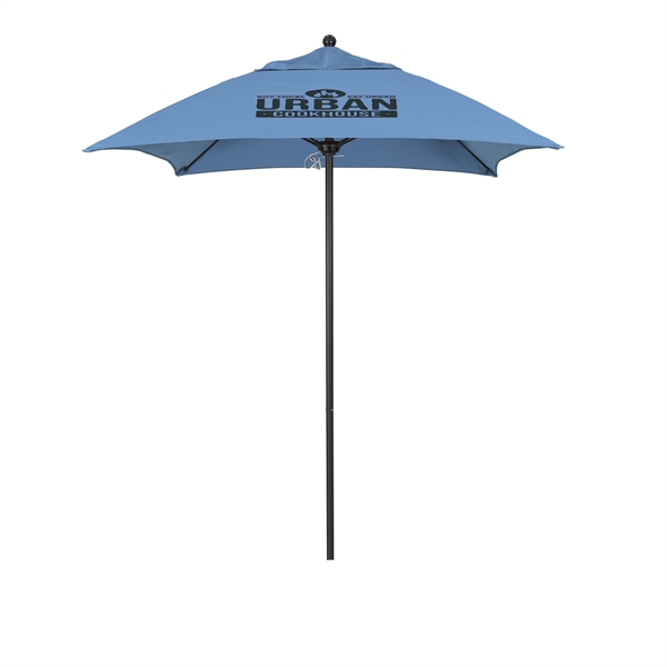 8ft Venture Square Umbrella w/ Printed Olefin Top w/ Valance