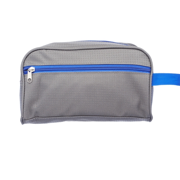 Travel Two Tone Toiletry Bag with Handle - Travel Two Tone Toiletry Bag with Handle - Image 2 of 2