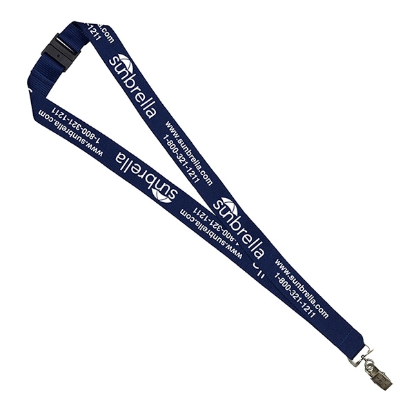1" Silkscreen Lanyard with Breakaway Release - Domestic - 1" Silkscreen Lanyard with Breakaway Release - Domestic - Image 1 of 9