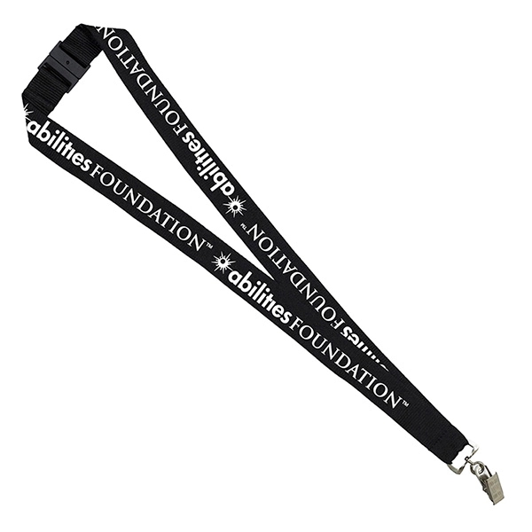 1" Silkscreen Lanyard with Breakaway Release - Domestic - 1" Silkscreen Lanyard with Breakaway Release - Domestic - Image 2 of 9