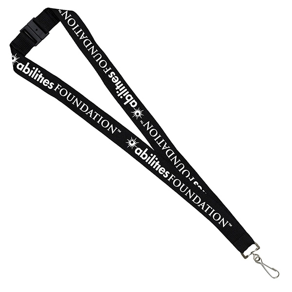 1" Silkscreen Lanyard with Breakaway Release - Domestic - 1" Silkscreen Lanyard with Breakaway Release - Domestic - Image 6 of 9