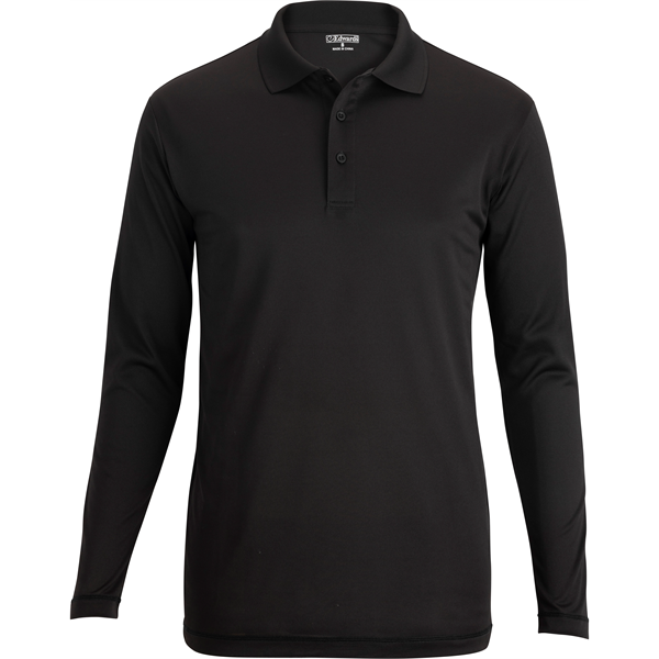 Unisex Mini Pique Snag Proof Polo - Long Sleeve - Unisex Mini Pique Snag Proof Polo - Long Sleeve - Image 7 of 8