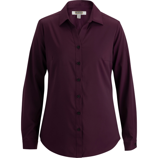 Ladies' Ultra-Stretch Sustainable Blouse - Ladies' Ultra-Stretch Sustainable Blouse - Image 1 of 2