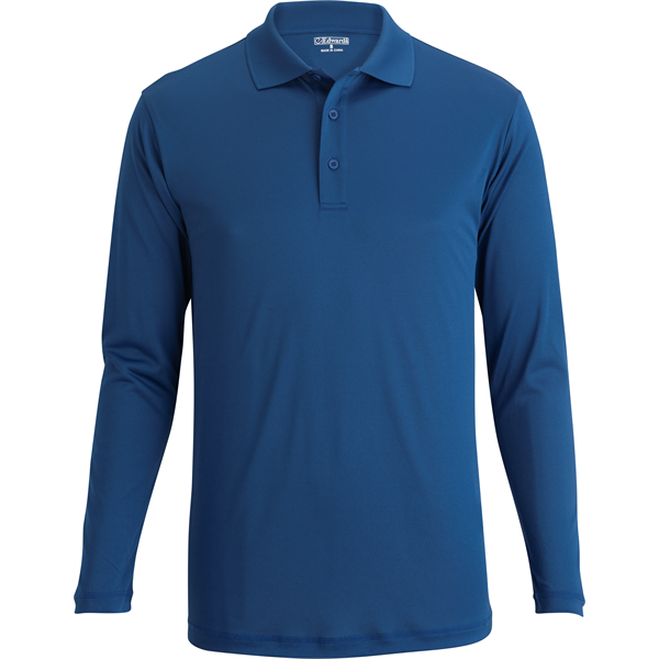 Unisex Mini Pique Snag Proof Polo - Long Sleeve - Unisex Mini Pique Snag Proof Polo - Long Sleeve - Image 4 of 8