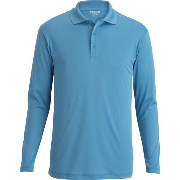 Unisex Mini Pique Snag Proof Polo - Long Sleeve - Unisex Mini Pique Snag Proof Polo - Long Sleeve - Image 1 of 8