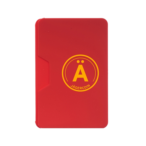 Horizontal Silicone Cell Phone Wallet - Horizontal Silicone Cell Phone Wallet - Image 4 of 5
