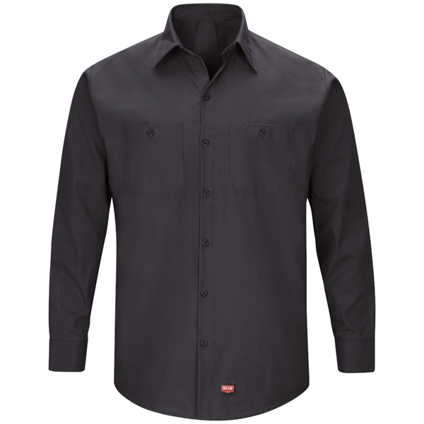 Red Kap Shirts - Men's Long Sleeve Mimix Work Shirt - Red Kap Shirts - Men's Long Sleeve Mimix Work Shirt - Image 0 of 5
