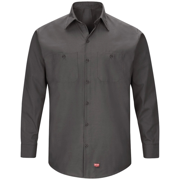 Red Kap Shirts - Men's Long Sleeve Mimix Work Shirt - Red Kap Shirts - Men's Long Sleeve Mimix Work Shirt - Image 2 of 5