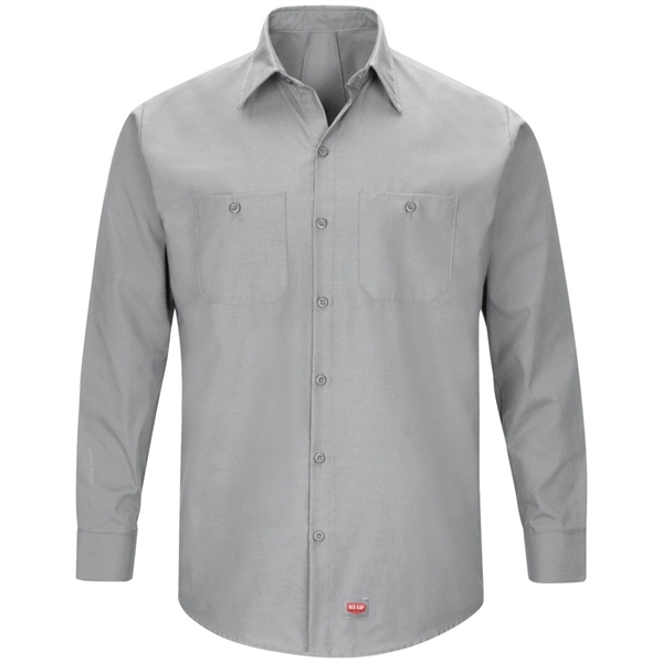 Red Kap Shirts - Men's Long Sleeve Mimix Work Shirt - Red Kap Shirts - Men's Long Sleeve Mimix Work Shirt - Image 3 of 5