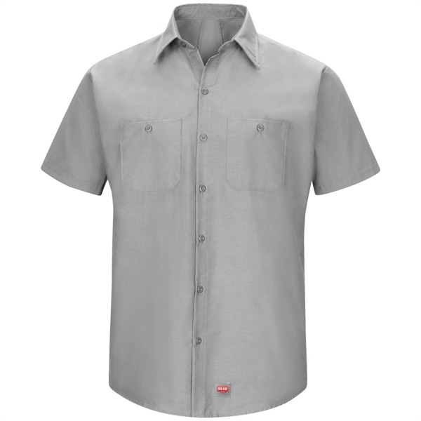 Red Kap Shirts - Men's Short-Sleeve MIMIX™ Work Shirt - Red Kap Shirts - Men's Short-Sleeve MIMIX™ Work Shirt - Image 3 of 5