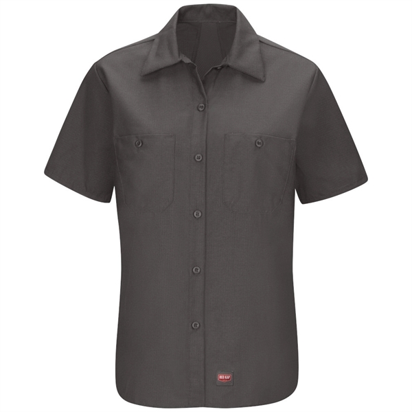 Red Kap Shirts - Women's Short Sleeve Mimix Work Shirt - Red Kap Shirts - Women's Short Sleeve Mimix Work Shirt - Image 2 of 5