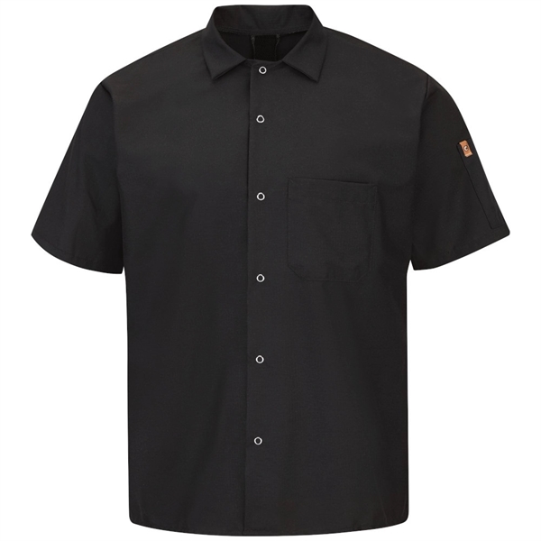 Red Kap Culinary - Men's Short Sleeve Cook Shirt with Oil... - Red Kap Culinary - Men's Short Sleeve Cook Shirt with Oil... - Image 0 of 2