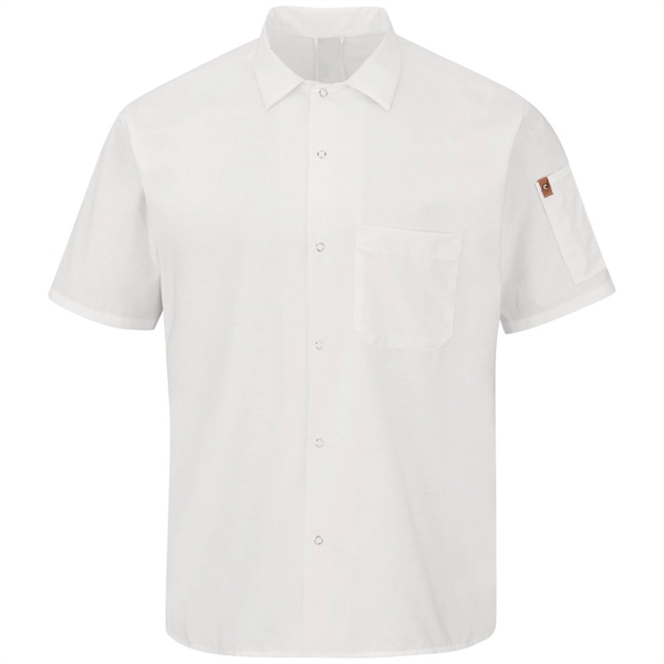 Red Kap Culinary - Men's Short Sleeve Cook Shirt with Oil... - Red Kap Culinary - Men's Short Sleeve Cook Shirt with Oil... - Image 2 of 2