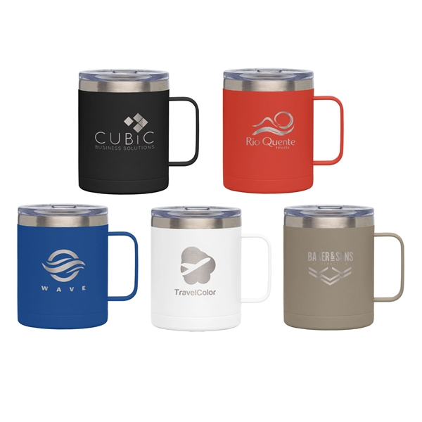 Glamping - 14 oz. Double-Wall Stainless Mug - Laser - Glamping - 14 oz. Double-Wall Stainless Mug - Laser - Image 0 of 5